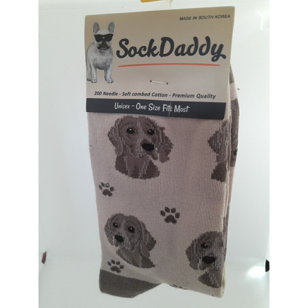 Sock Daddy Weimaraner Unisex Socks One Size Fits Most BRAND NEW WITH TAGS
